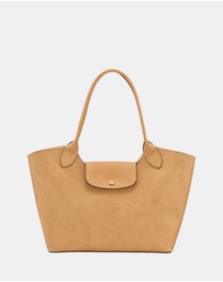 Longchamp - Épure Leather Shoulder Bag - Large