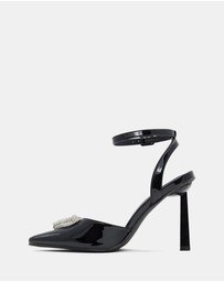 Call It Spring - Angellina Heart Ankle Strap Pump Heels