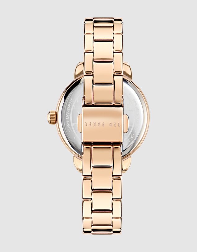Ted Baker - Fleure 34mm Rose-Gold Tone Stainless Steel Watch