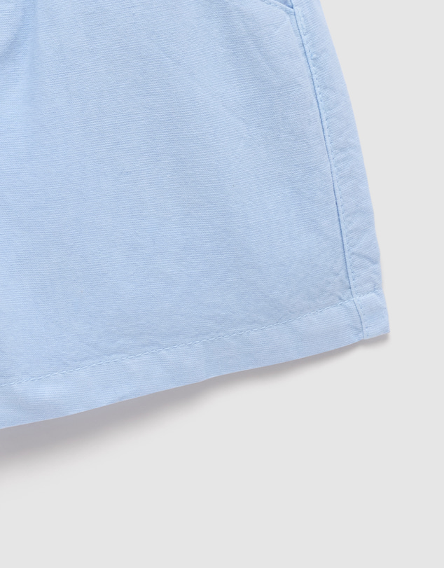 Purebaby - Linen Blend Pull on Shorts-Kids-Babies