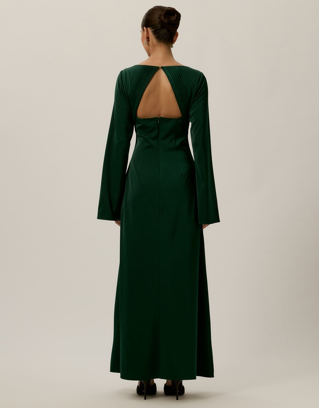 Tussah - Bec Long Sleeve Satin Maxi Dress