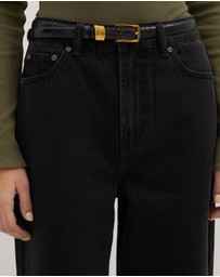 Dazie - Street Style Straight Leg Denim Jeans