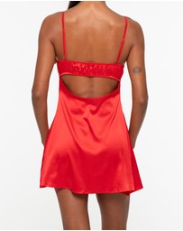 One Empire - Zaya Red Satin Babydoll