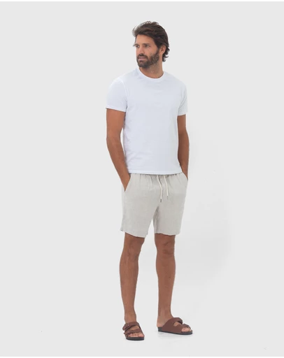 Coast Clothing - Linen Shorts - Sand
