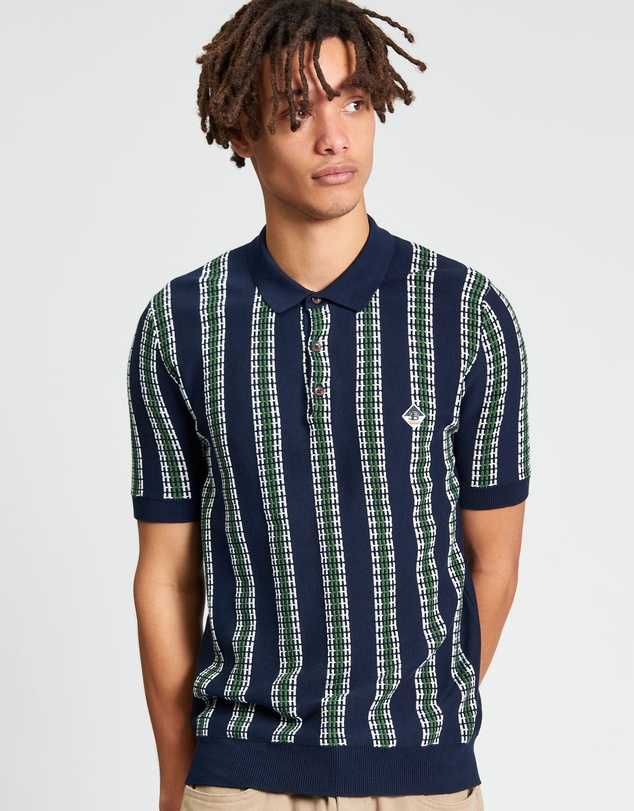 Ben Sherman - Jacquard Candy Stripe Polo