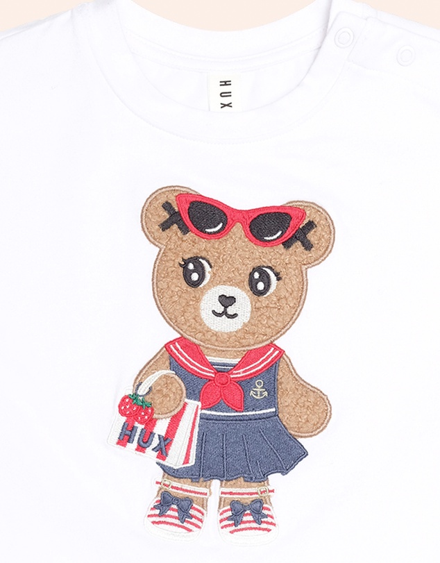 Huxbaby - Nautical Vacay Huxette Slouchy Tee - Babies-Teens