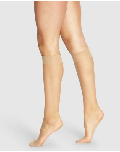 Levante - 5 Pack Ultra Sheer Knee High (2 Pair Per Pack)