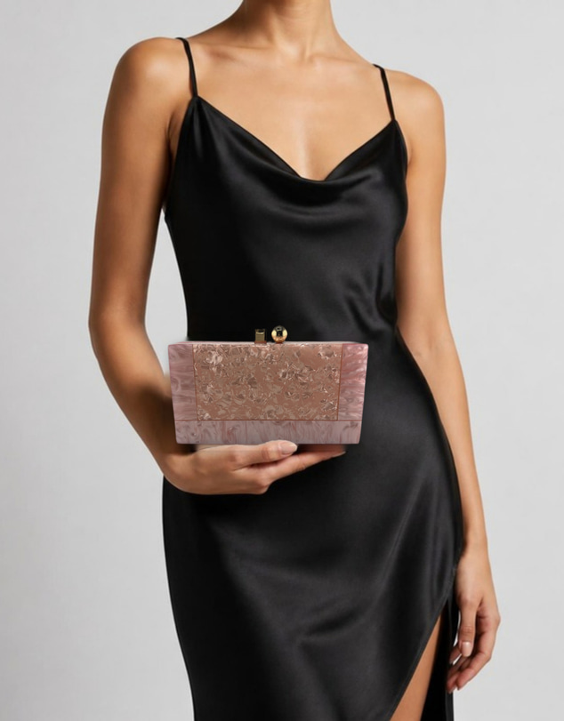 Izoa - Brooke Marble Clutch