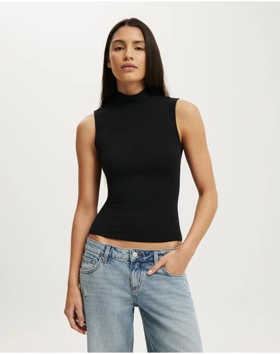Cotton On - Mock Neck Tank