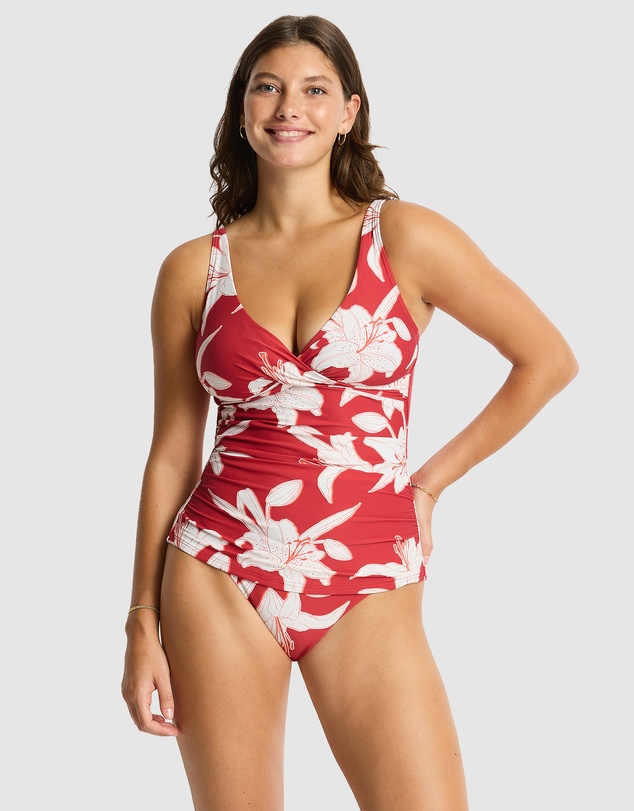 Sea Level Australia - Veridian Cross Front Multifit Singlet Top