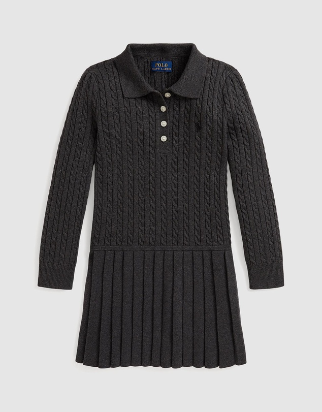 Polo Ralph Lauren - Mini-Cable Polo Sweater Dress - Babies-Kids