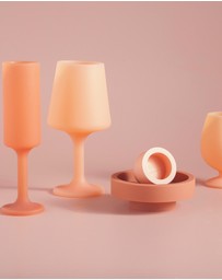 porter green - seff | silicone unbreakable champagne flutes