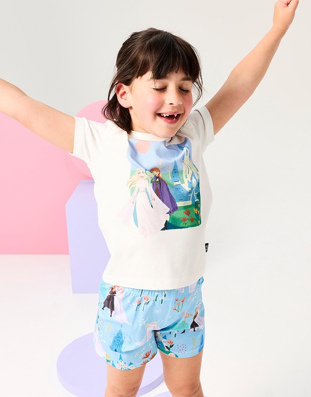 Rock Your Kid - Frozen Frill Short Pyjamas - Kids-Teens