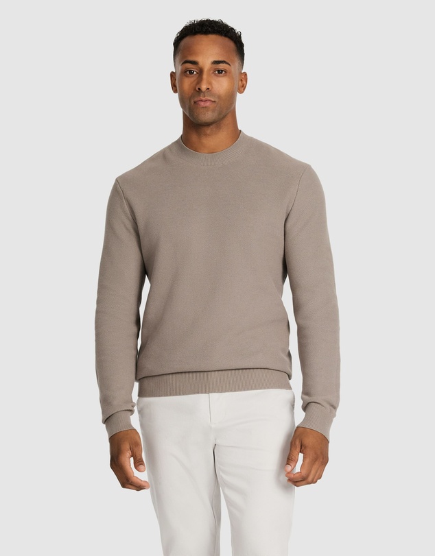 Tarocash - Idris Textured Crew Knit