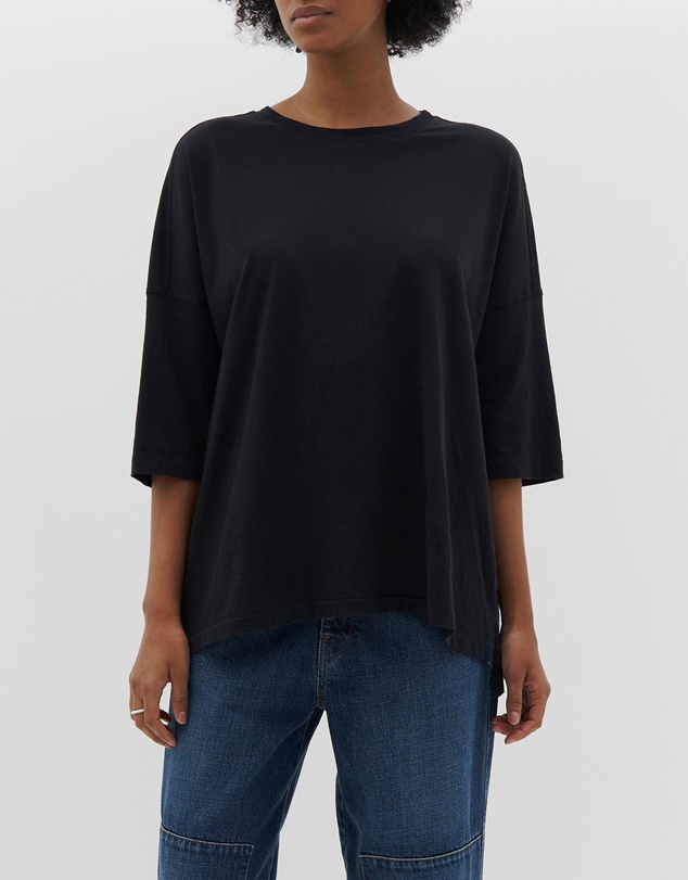 Bassike - slouch side step t.shirt