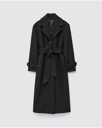 & Other Stories - Tie-Belt Wool Coat
