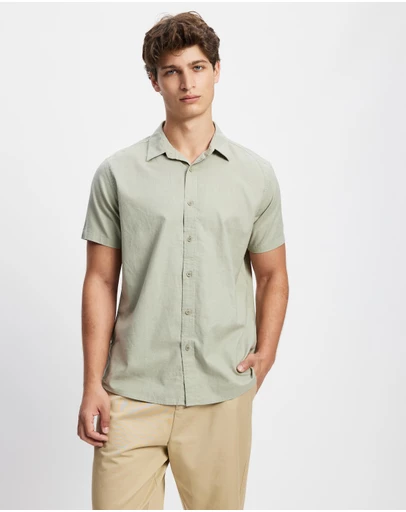 Staple Superior - Hamilton Linen Blend SS Shirt