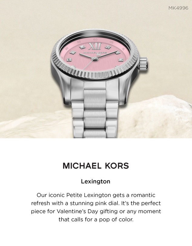 Michael Kors - Lexington Silver Tone Analogue Watch