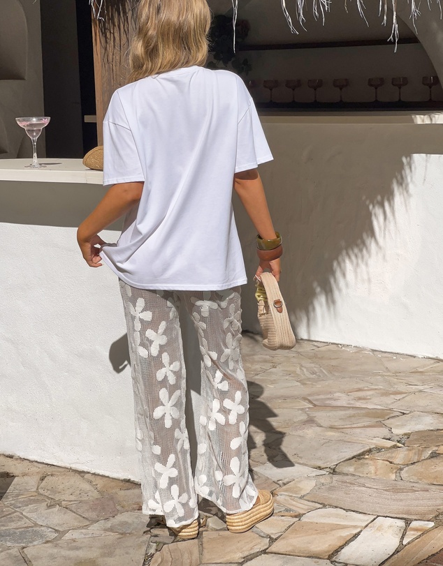 Beginning Boutique - Montague White Pants