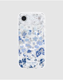 Kate Spade - Kate Spade Flowerbed Blue MagSafe Case for iPhone 17 Air