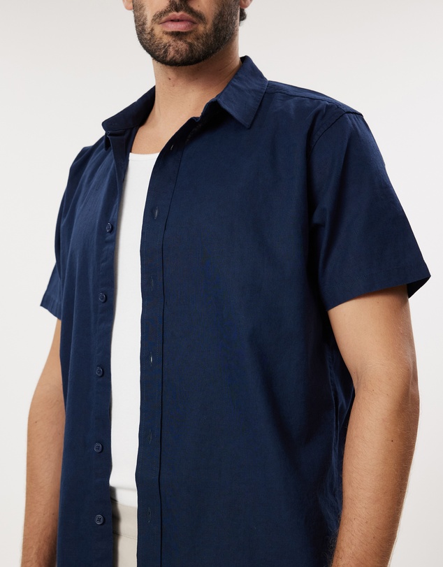 Staple Superior - Hamilton Linen Blend SS Shirt