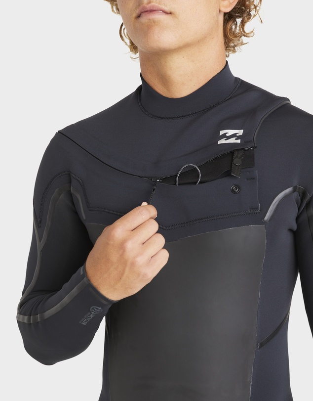 Billabong - Mens 4/3mm Absolute Natural Chest Zip Steamer Wetsuit