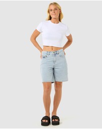 Rip Curl - Aggie Relaxed Denim Shorts