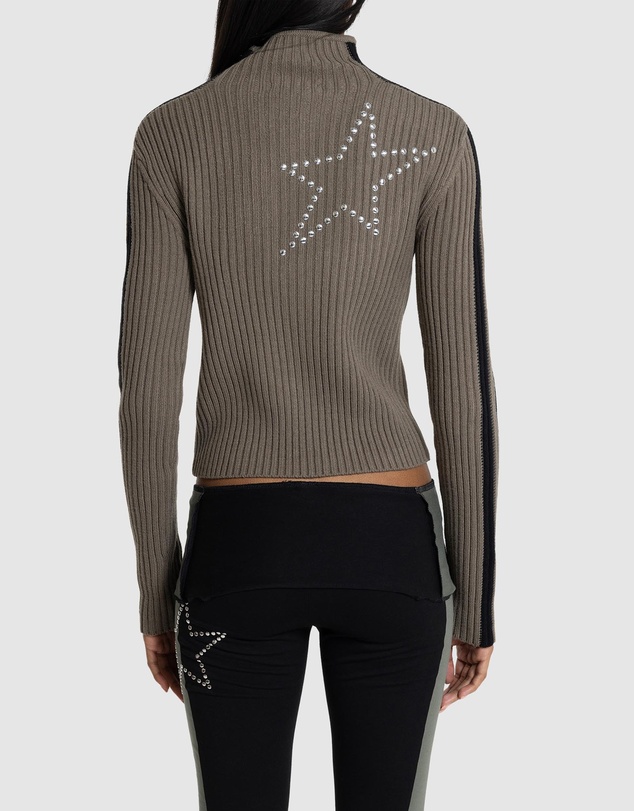 Jaded London - Mint Lucid Knit With Front And Back Artworks