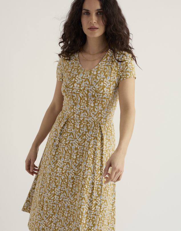 Seasalt - Seasalt Cornwall Yellow Pier View Jersey Dress