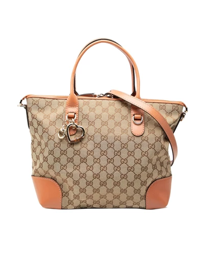 Pre-Loved by Azura Reborn - Pre-Loved GG Canvas Heart Bit Satchel