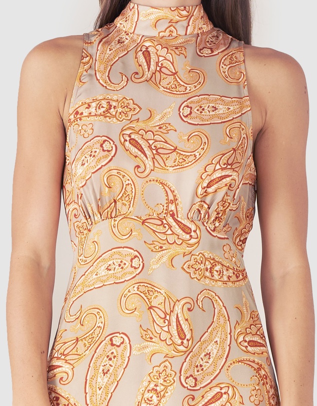 Amelius - Indira Paisley Midi Dress