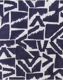 ALEXANDRA - Kitto Dress Navy Geo Print