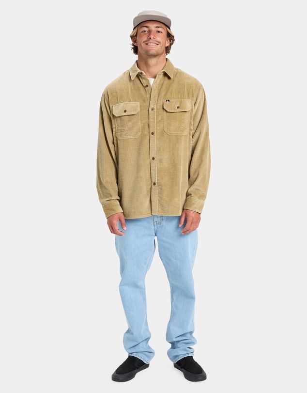 Quiksilver - Mens Venturo Cord Long Sleeve Shirt