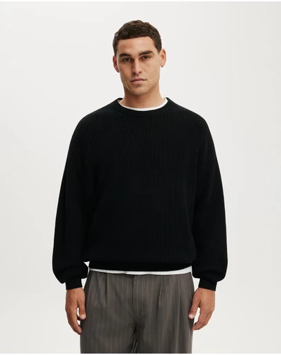 Cotton On - Box Fit Crew Knit