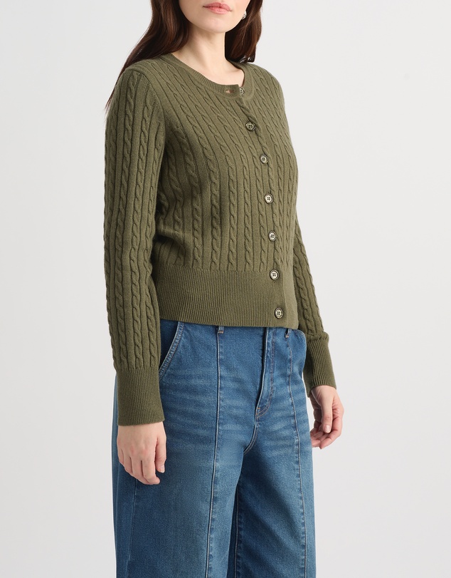 David Lawrence - Perle Wool Blend Cardigan