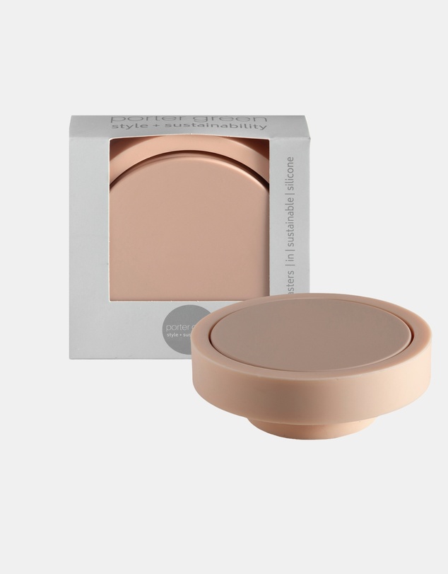 porter green - ciss | unbreakable silicone coasters