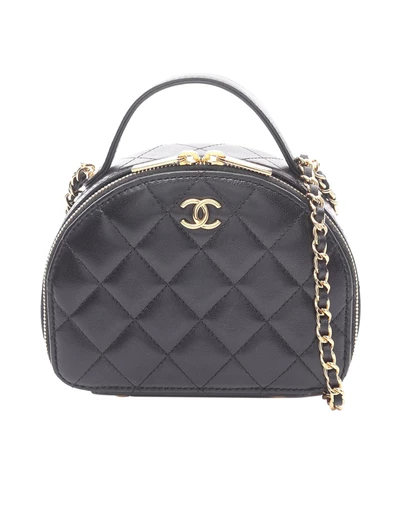 Pre-Loved by Azura Reborn - Pre-Loved CC Quilted Lambskin 23C Top Handle Clutch