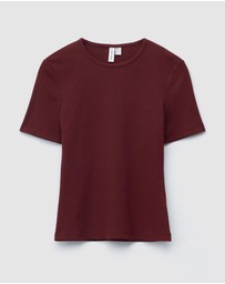 & Other Stories - Ribbed T-shirt