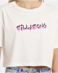 Billabong - Girls 6 to 16 Say My Name Oversized T-Shirt