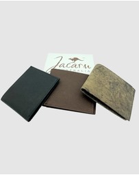 Jacaru - Jacaru 5789 Kangaroo Leather Credit Card Wallet