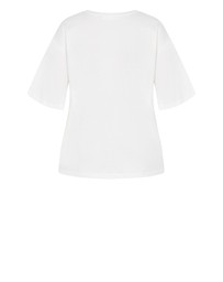 City Chic - Oversized Matcha Print Tee