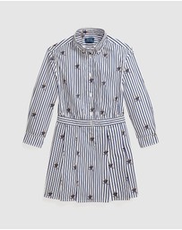Polo Ralph Lauren - Polo Bear Cotton Shirtdress - Kids