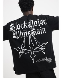 Black Noise White Rain - Galaxy T-Shirt