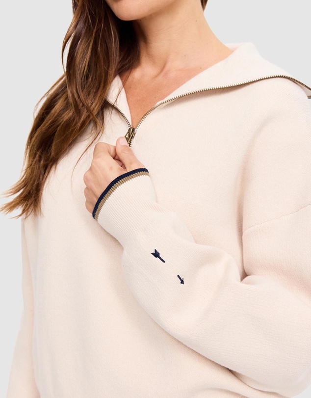 The Upside - Kairo Half Zip Knit