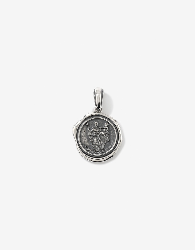 Michael Hill - St. Christopher Seal Pendant in Sterling Silver