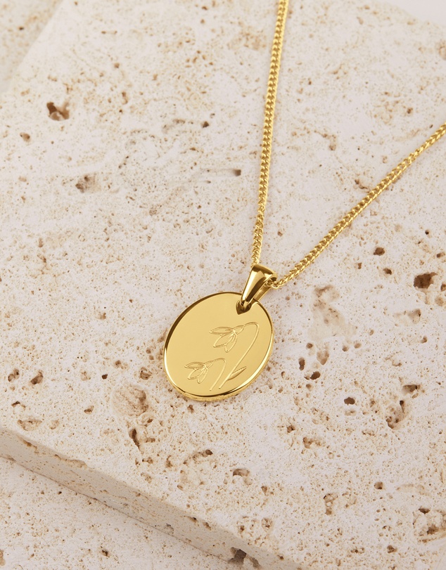 Pastiche - January Birth Flower Necklace