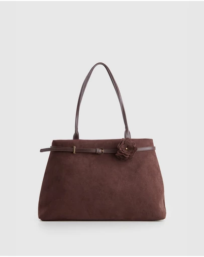 Laura Jones - Lana Suede Tote Bag
