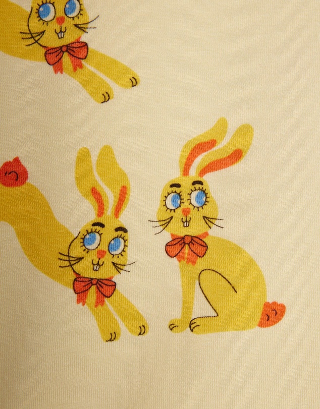 Mini Rodini - Rabbits AOP SS Tee - Babies-Teens