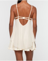 One Empire - Estrella Ruffled Babydoll - Butter Yellow