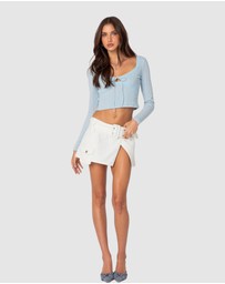 EDIKTED - Lorey Lacey Knit Top